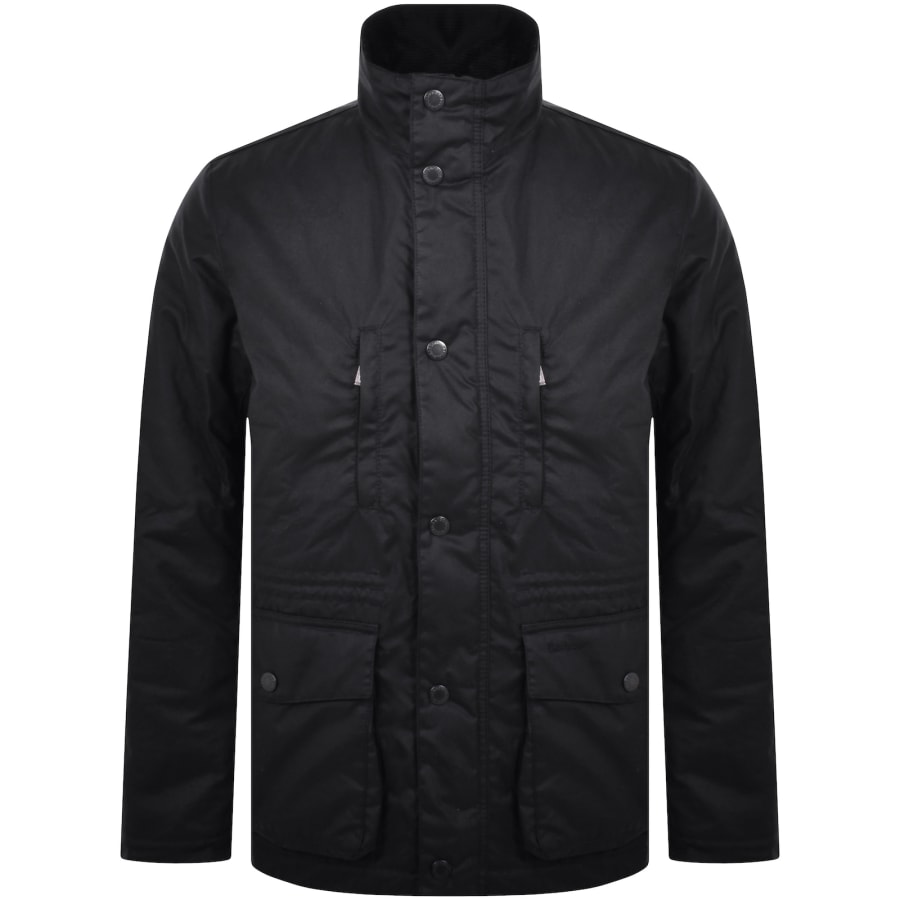 Barbour navy jacket mens on sale